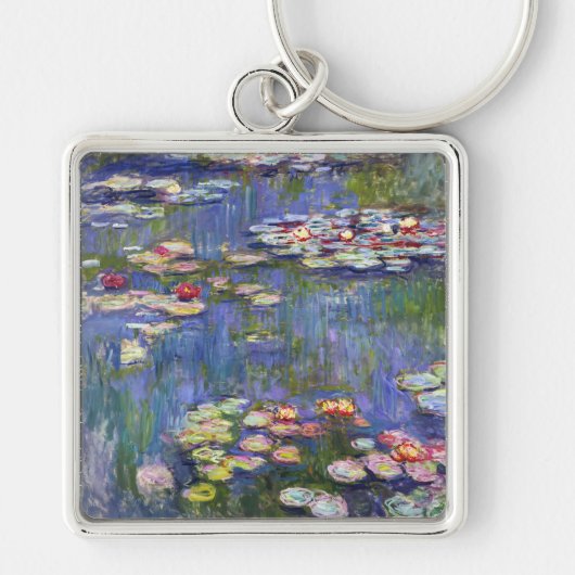 Claude Monet - Water Lilies / Nympheas Schlüsselanhänger (Vorne)