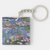 Claude Monet - Water Lilies / Nympheas Schlüsselanhänger (Rückseite)