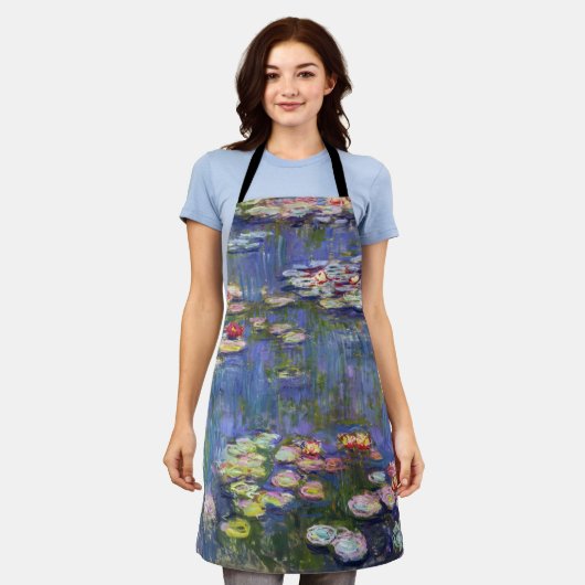 Claude Monet - Water Lilies / Nympheas Schürze (Getragen)