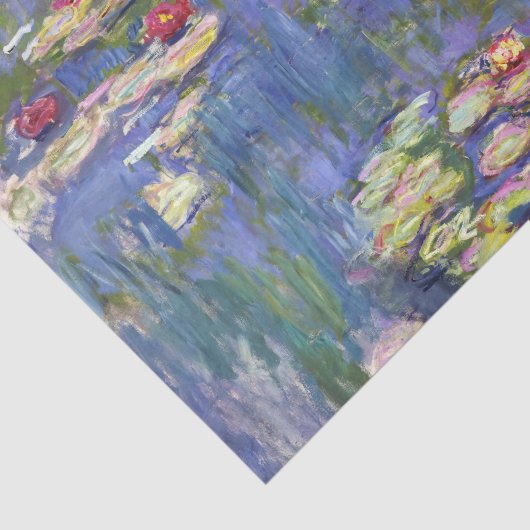 Claude Monet - Water Lilies / Nympheas Seidenpapier (Ausschnitt)