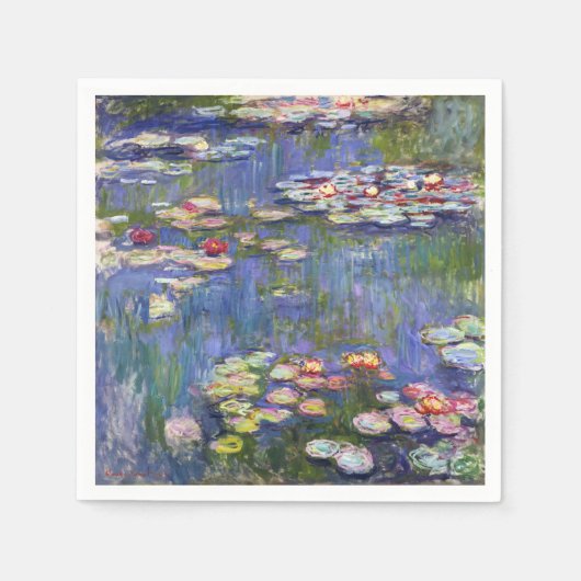 Claude Monet - Water Lilies / Nympheas Serviette (Vorderseite)