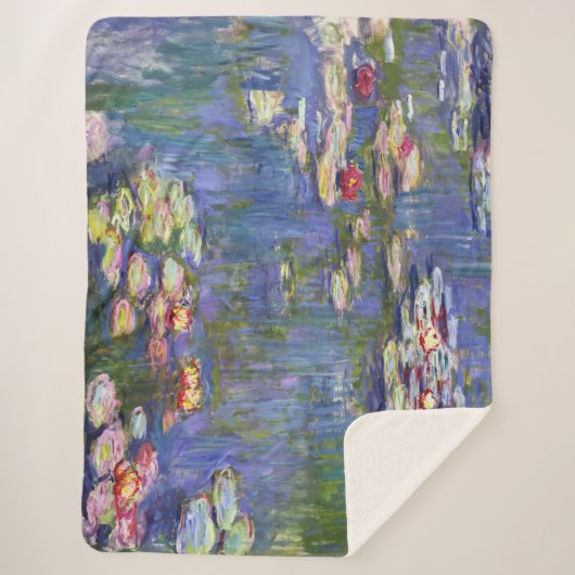 Claude Monet - Water Lilies / Nympheas Sherpadecke (Vorderseite)
