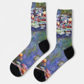 Claude Monet - Water Lilies / Nympheas Socken (Linkes Detail)