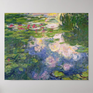 Claude Monet Water Lilies Painting Poster