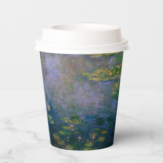 Claude Monet - Water Lilies Pappbecher (Rückseite)