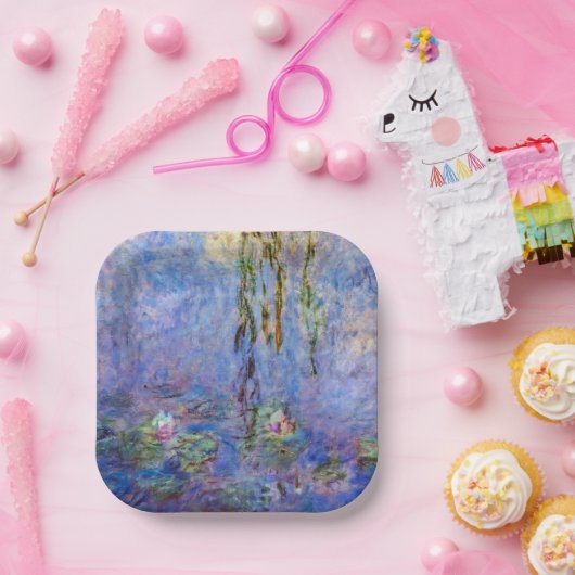 Claude Monet - Water Lilies Pappteller (Party)