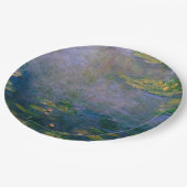 Claude Monet - Water Lilies Pappteller (Schrägansicht)