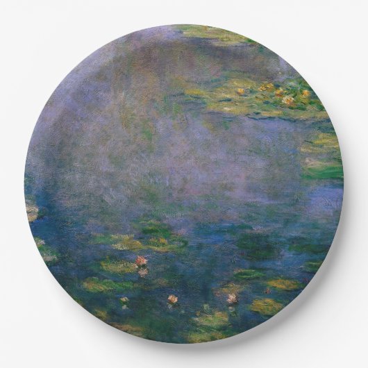 Claude Monet - Water Lilies Pappteller (Vorderseite)