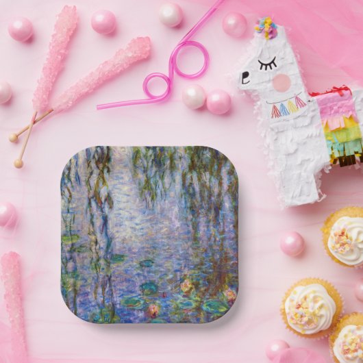 Claude Monet - Water Lilies Pappteller (Party)