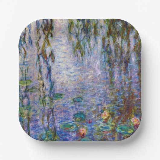 Claude Monet - Water Lilies Pappteller (Vorderseite)