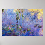 Claude Monet - Water Lilies Poster<br><div class="desc">Water Lilies / Nympheas von Claude Monet 1916-1919</div>