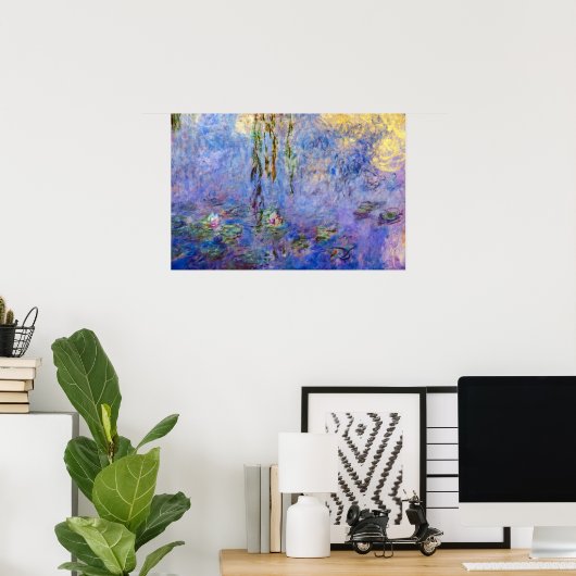 Claude Monet - Water Lilies Poster (Heimbüro)