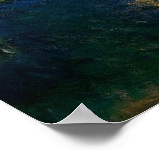 Claude Monet - Water Lilies Poster (Ecke)