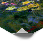 Claude Monet: Water Lilies Poster (Ecke)
