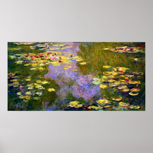 Claude Monet: Water Lilies Poster (Vorne)
