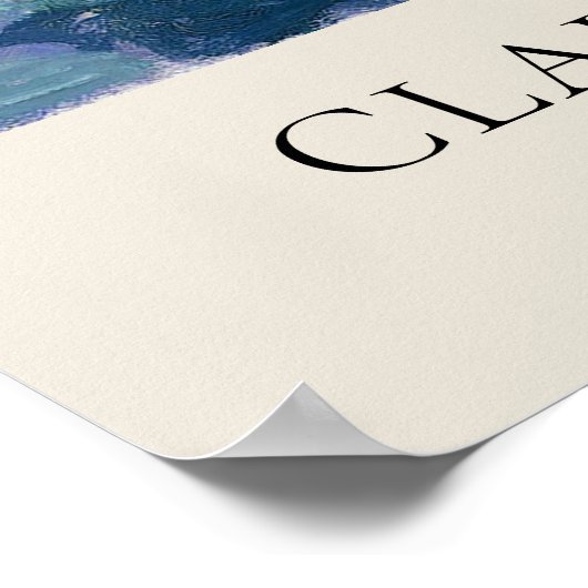 Claude Monet Water Lilies Poster (Ecke)