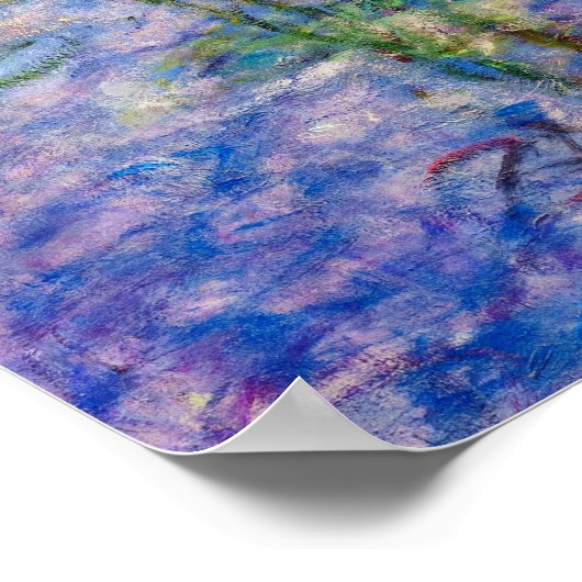 Claude Monet - Water Lilies Poster (Ecke)
