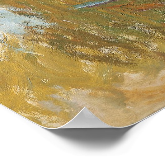 Claude Monet Water Lilies Poster (Ecke)