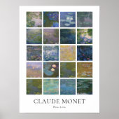 Claude Monet Water Lilies Poster (Vorne)