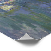 Claude Monet - Water Lilies Poster (Ecke)