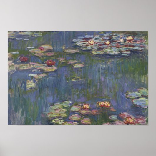 Claude Monet - Water Lilies Poster (Vorne)