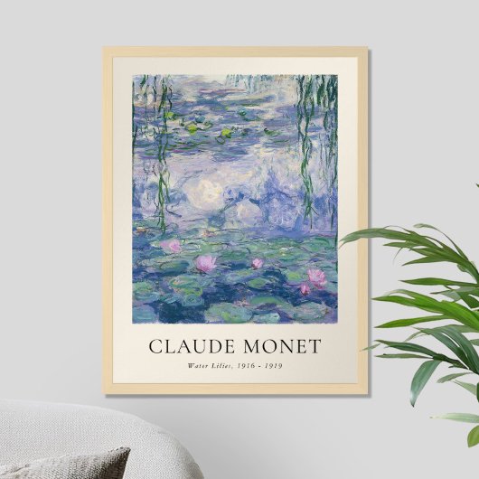 Claude Monet Water Lilies Poster