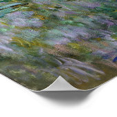 Claude Monet Water Lilies Poster (Ecke)