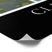 Claude Monet Water Lilies Poster (Ecke)