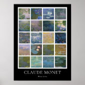 Claude Monet Water Lilies Poster (Vorne)