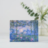 Claude Monet - Water Lilies Postkarte (Stehend Vorderseite)