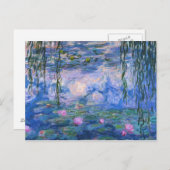 Claude Monet - Water Lilies Postkarte (Vorne/Hinten)