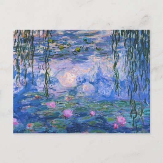 Claude Monet - Water Lilies Postkarte (Vorderseite)
