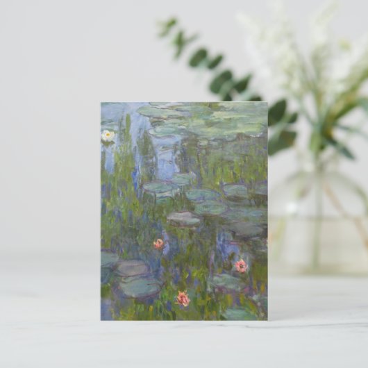 Claude Monet - Water Lilies Postkarte (Stehend Vorderseite)