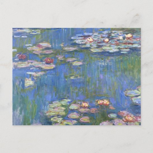Claude Monet // Water Lilies Postkarte (Vorderseite)