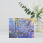 Claude Monet - Water Lilies Postkarte (Stehend Vorderseite)
