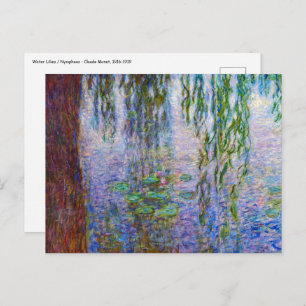Claude Monet - Water Lilies Postkarte