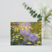 Claude Monet: Water Lilies Postkarte (Stehend Vorderseite)