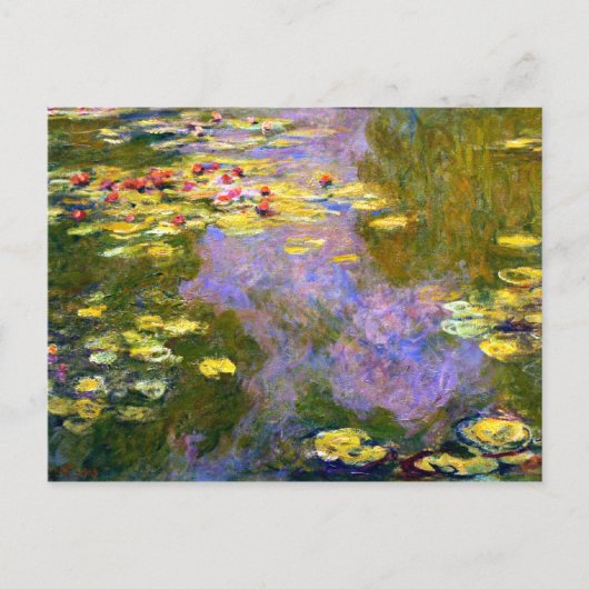 Claude Monet: Water Lilies Postkarte (Vorderseite)