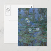 Claude Monet - Water Lilies Postkarte (Vorne/Hinten)