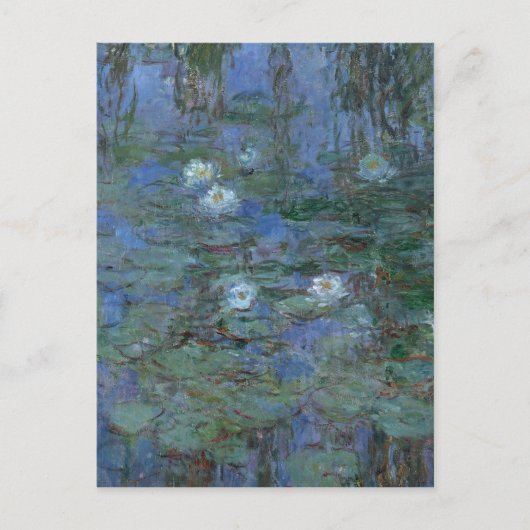 Claude Monet - Water Lilies Postkarte (Vorderseite)
