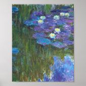 Claude Monet - Water Lilies Purple Poster (Vorne)