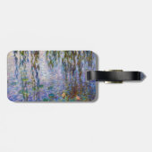 Claude Monet - Water Lilies - QR-Code Gepäckanhänger (Rückseite horizontal)