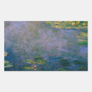 Claude Monet - Water Lilies Rechteckiger Aufkleber