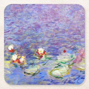 Claude Monet - Water Lilies Rechteckiger Pappuntersetzer