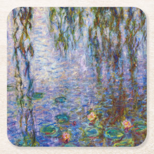 Claude Monet - Water Lilies Rechteckiger Pappuntersetzer