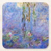 Claude Monet - Water Lilies Rechteckiger Pappuntersetzer (Vorderseite)