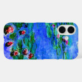 Claude Monet - Water Lilies (rot) Case-Mate iPhone Hülle (Rückseite (Horizontal))