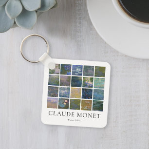 Claude Monet Water Lilies Schlüsselanhänger