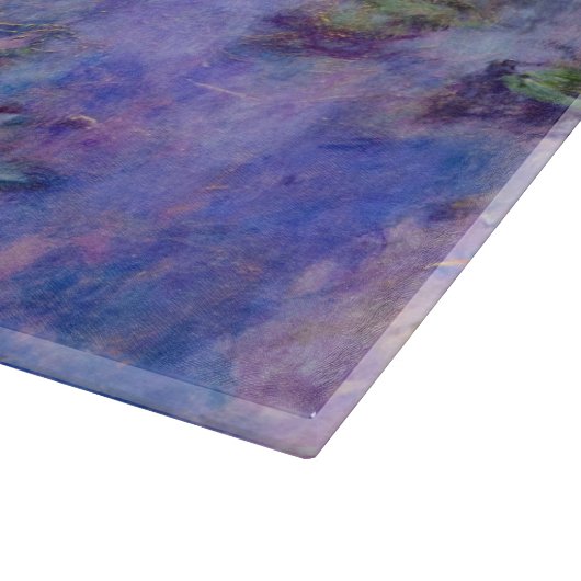 Claude Monet - Water Lilies Schneidebrett (Ecke)