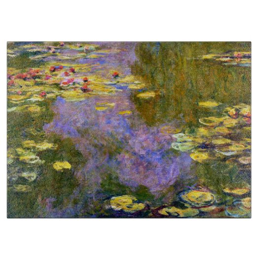 Claude Monet: Water Lilies Schneidebrett (Vorderseite)